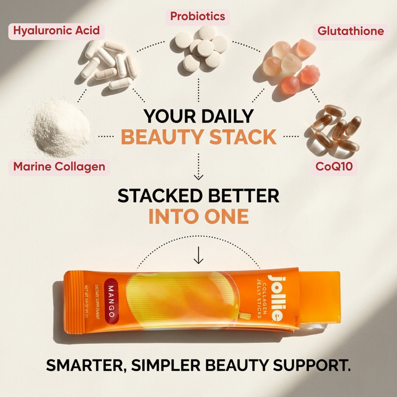JOLLIE Mango Collagen Jelly Sticks