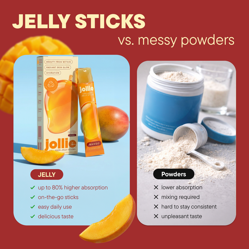 JOLLIE Mango Collagen Jelly Sticks
