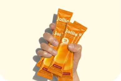 Hand holding JOLLIE discovery sticks