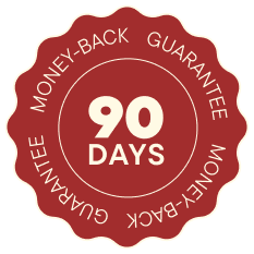 90-day money-back guarantee